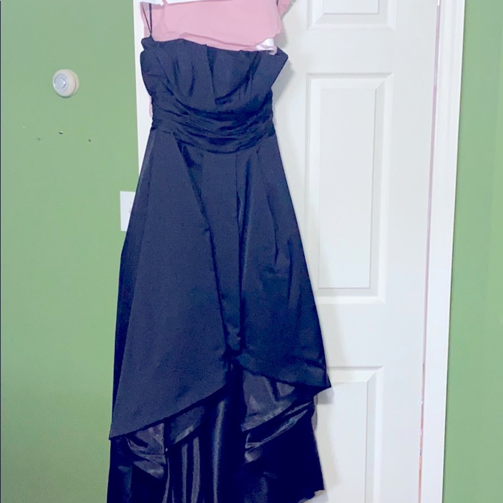 High-low black dress from White House Black Market